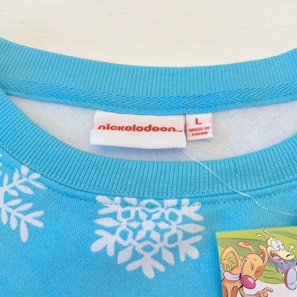 Nickelodeon New NWT Rugrats Winter Scene sweatsuit Kid's Size Large - Picture 3 of 11